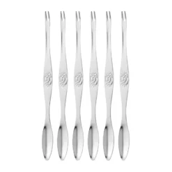 Skai skaldjursgaffel 6-pack, Silver