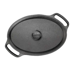 Skeppshult gryta oval med järnlock, 4 l