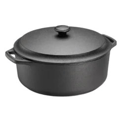Skeppshult gryta rund med järnlock, 5,5 L