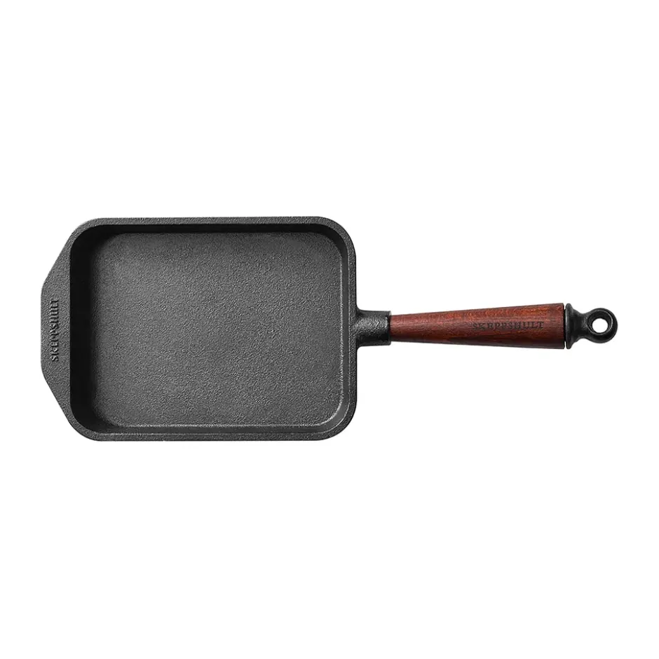 Skeppshult omelettpanna gjutjärn rektangulär, 16x22 cm