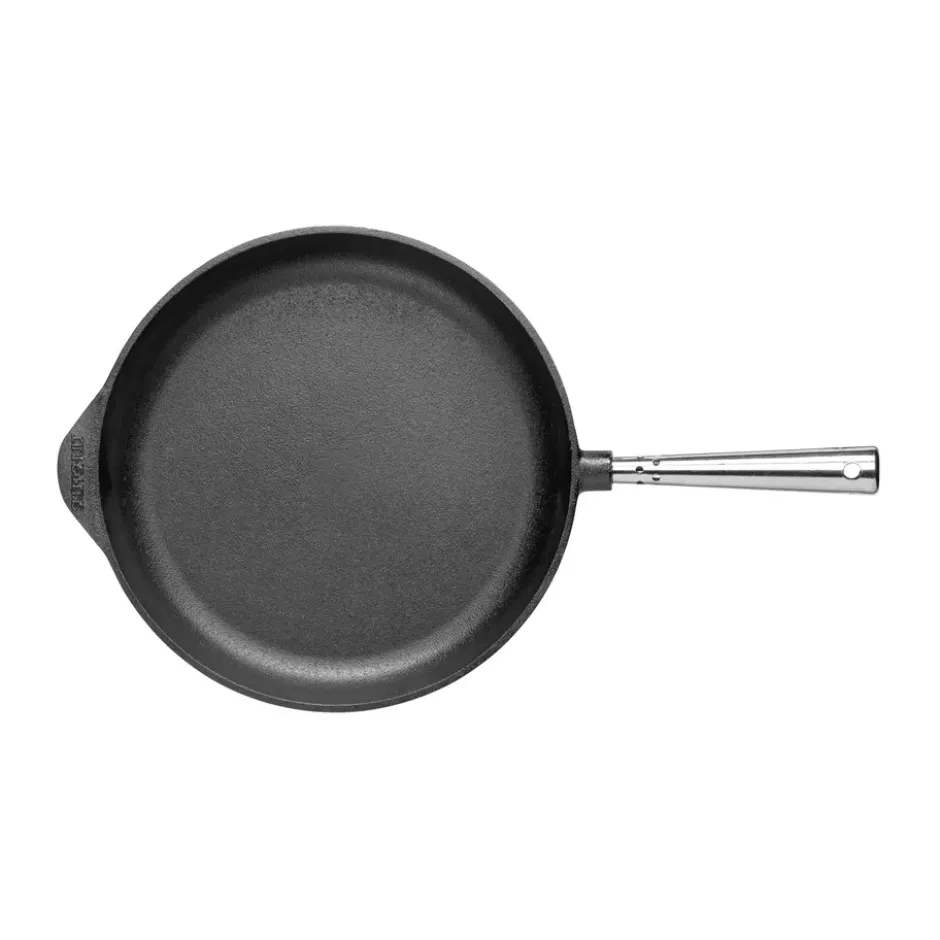 Skeppshult stekpanna rak kant med stålhandtag, 28 cm