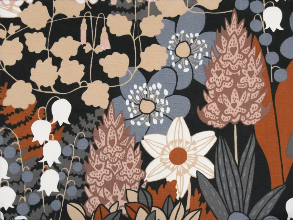 Skogen bordstablett 34x45 cm 2-pack, Blå-brun