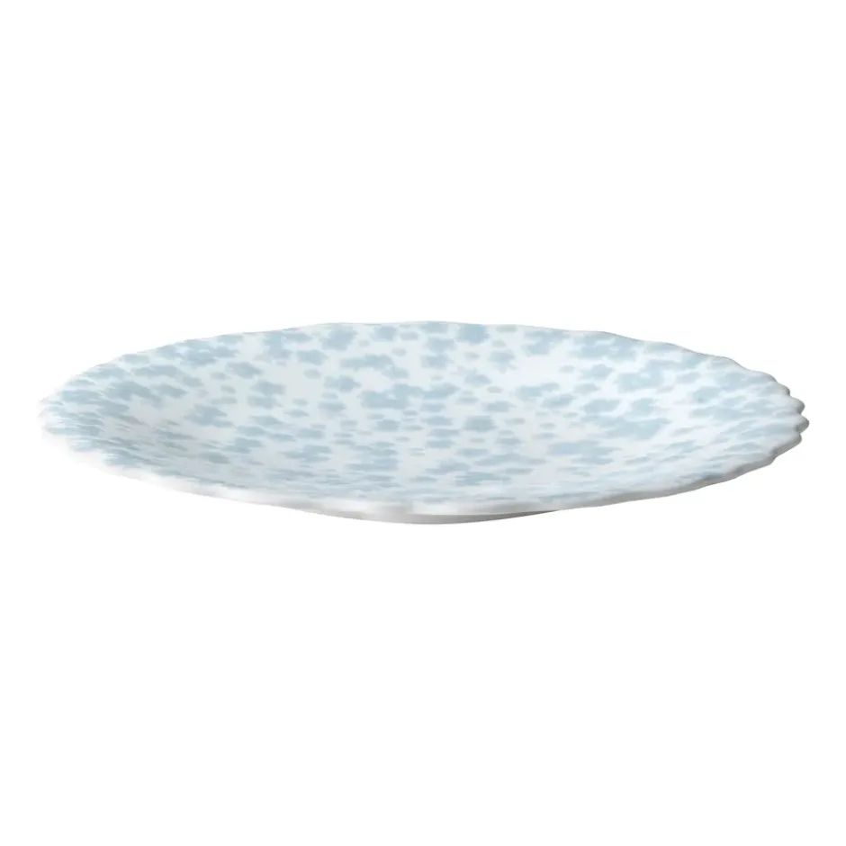 Slåpeblom tallrik Ø21 cm, Blå