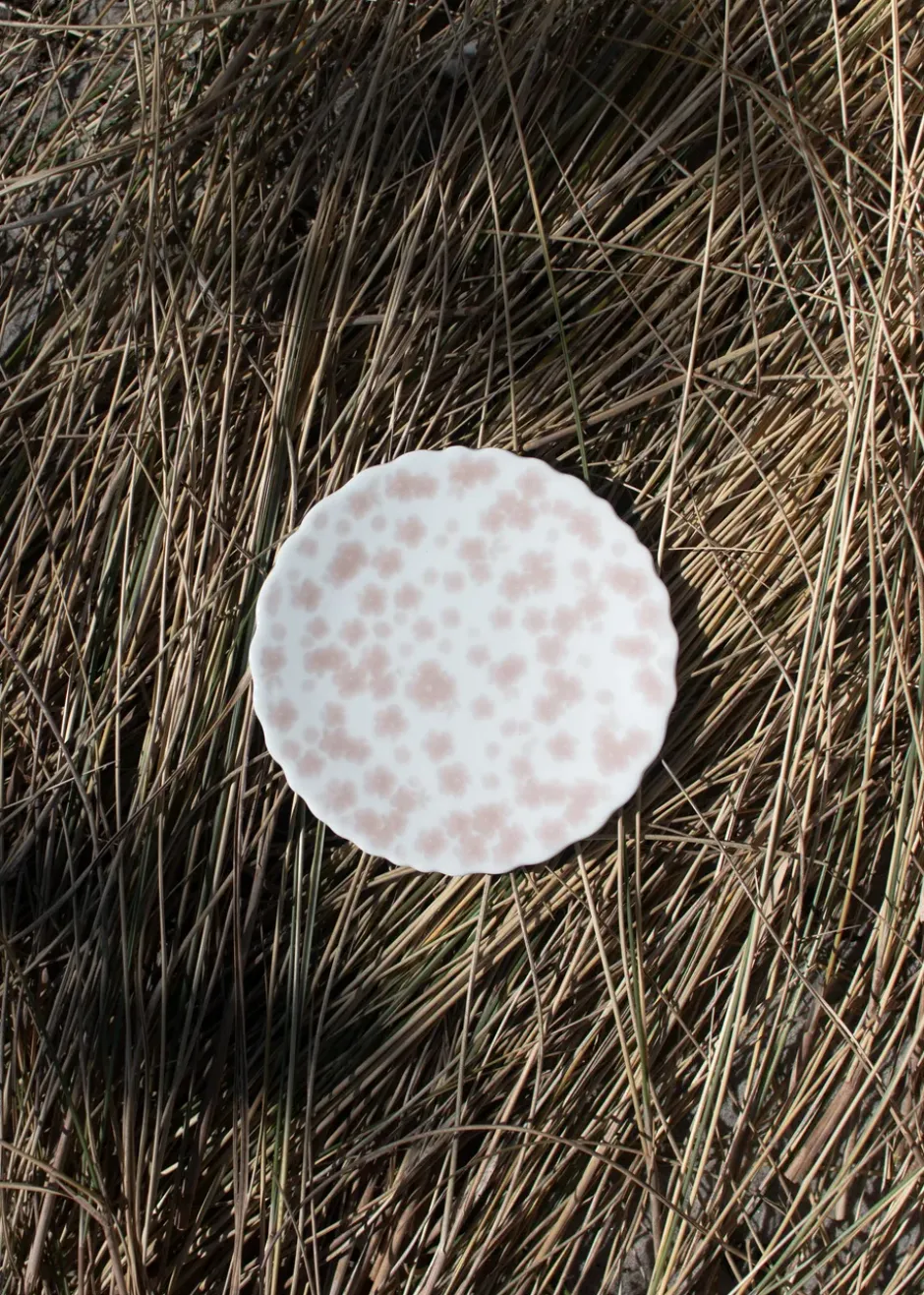 Slåpeblom tallrik Ø13 cm, Rosa