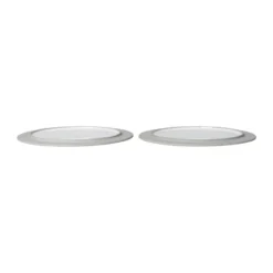 Sonae tallrik 2-pack, Grey-white, Ø25 cm