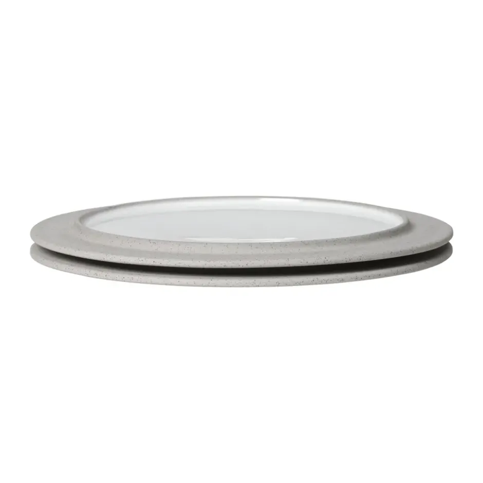 Sonae tallrik 2-pack, Grey-white, Ø25 cm