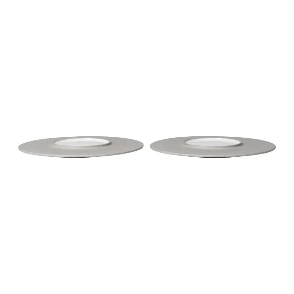 Sonae tallrik 2-pack, Grey-white, Ø25 cm