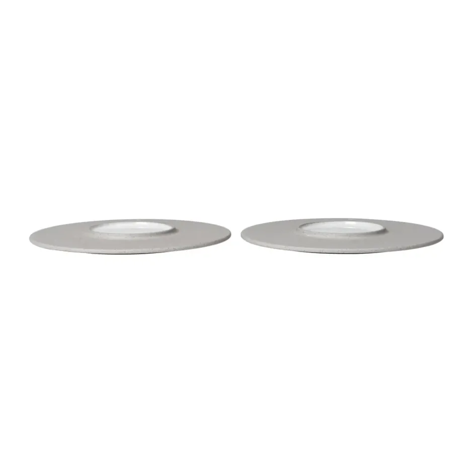 Sonae tallrik 2-pack, Grey-white, Ø22 cm
