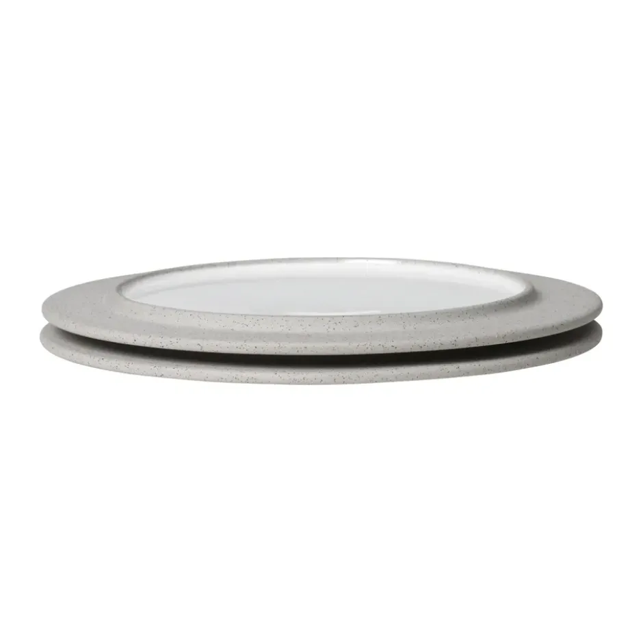 Sonae tallrik 2-pack, Grey-white, Ø22 cm