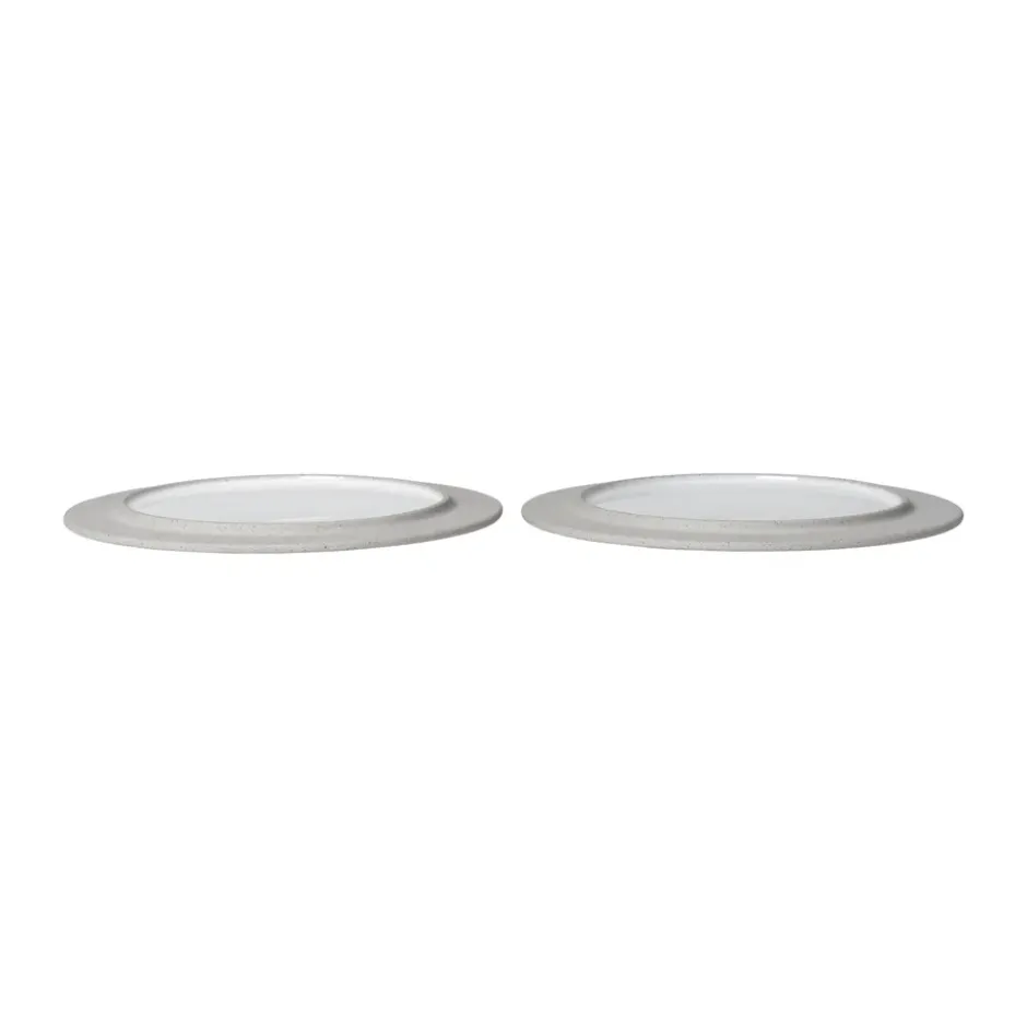 Sonae tallrik 2-pack, Grey-white, Ø22 cm