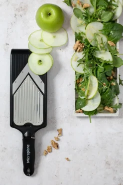 Speciality V-Slicer grönsaksskärare julienne blad, Black