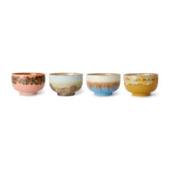 70's skål Ø13,5 cm 4-pack, Seabreeze