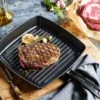 Staub American grillpanna gjutjärn, 26x26 cm