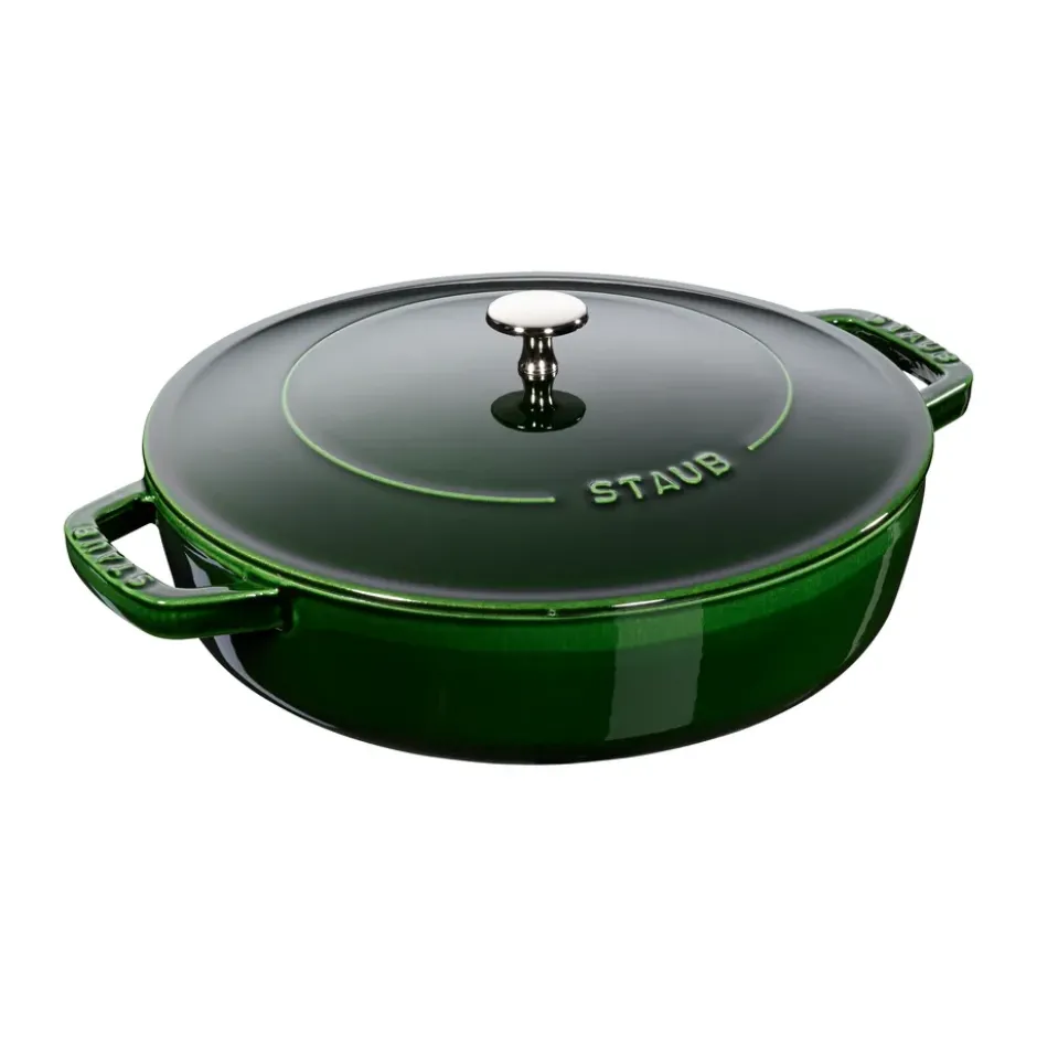 Staub Chistera traktörpanna gjutjärn Ø24 cm, Basilikagrön