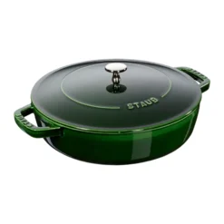Staub Chistera traktörpanna gjutjärn Ø28 cm, Basilikagrön