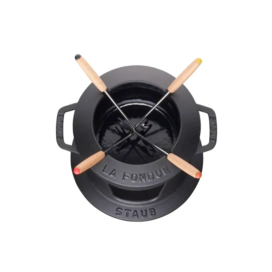 Staub fondueset 1,1 l, svart