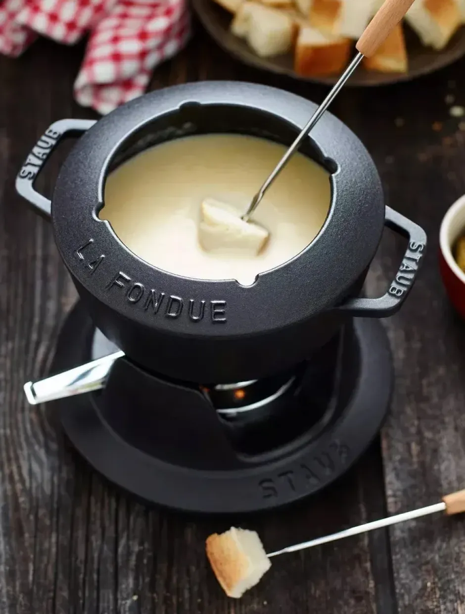 Staub fondueset 1,1 l, svart