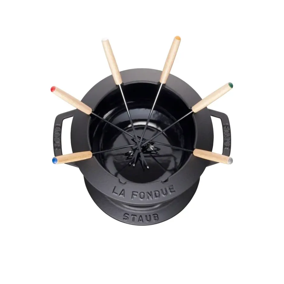Staub fondueset 1,65 l, svart