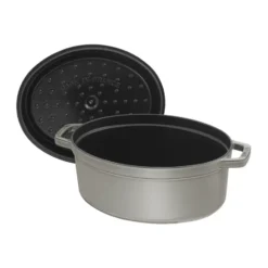 Staub La Cocotte oval gryta gjutjärn 2,35 L, Grafitgrå