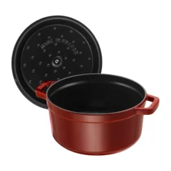 Staub La Cocotte rund gryta gjutjärn 2,6 L, Grenadinröd