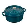 Staub La Cocotte rund gryta gjutjärn 2,2 L, La Mer
