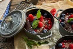 Staub La Cocotte rund gryta gjutjärn 0,4 L, Grafitgrå