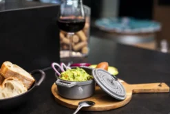 Staub La Cocotte rund gryta gjutjärn 0,25 L, Grafitgrå