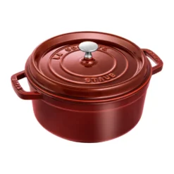 Staub La Cocotte rund gryta gjutjärn 3,8 L, Grenadinröd