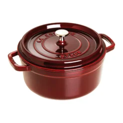 Staub La Cocotte rund gryta gjutjärn 5,2 L, Grenadinröd