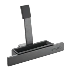 Staub lockhållare gjutjärn-silikon, Svart