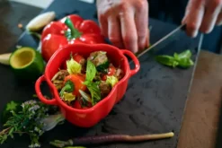 Staub mini gryta paprika 0,47 L, Orange-röd