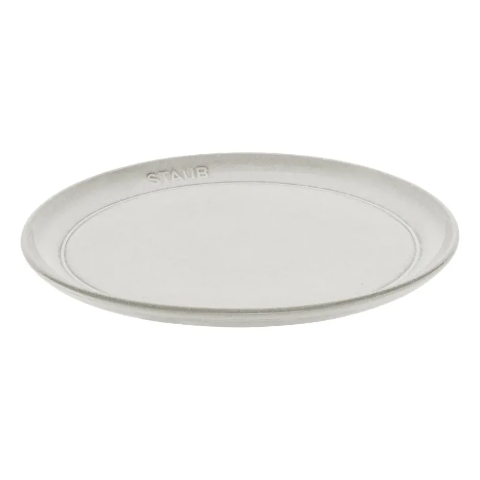 Staub New White Truffle tallrik, Ø22 cm