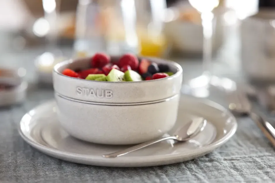 Staub New White Truffle tallrik, Ø20 cm