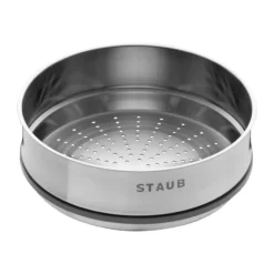 Staub ånginsats gryta Ø26 cm, Rostfritt stål