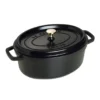 Staub oval gryta i gjutjärn 4,2 l, svart