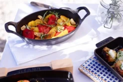 Staub oval ugnsform gjutjärn 15 cm, Grafitgrå