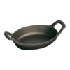 Staub oval ugnsform gjutjärn 37 cm, Svart