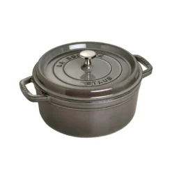 Staub rund gryta i gjutjärn 5,2 l, grå
