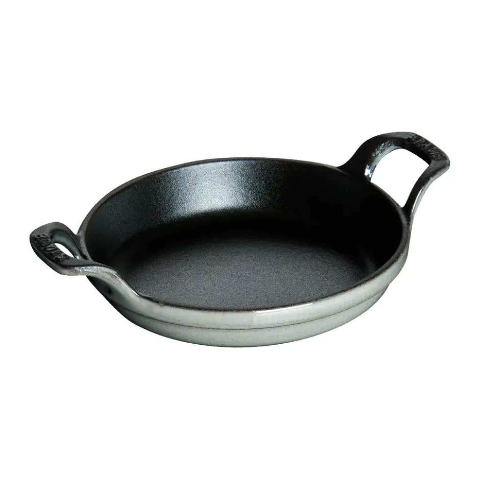 Staub rund ugnsform gjutjärn Ø12 cm, Grafitgrå