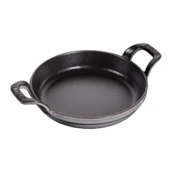 Staub rund ugnsform gjutjärn Ø16 cm, Grafitgrå