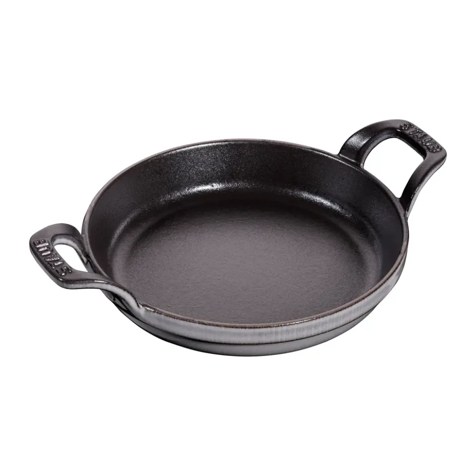 Staub rund ugnsform gjutjärn Ø16 cm, Grafitgrå