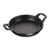 Staub rund ugnsform gjutjärn Ø12 cm, Svart