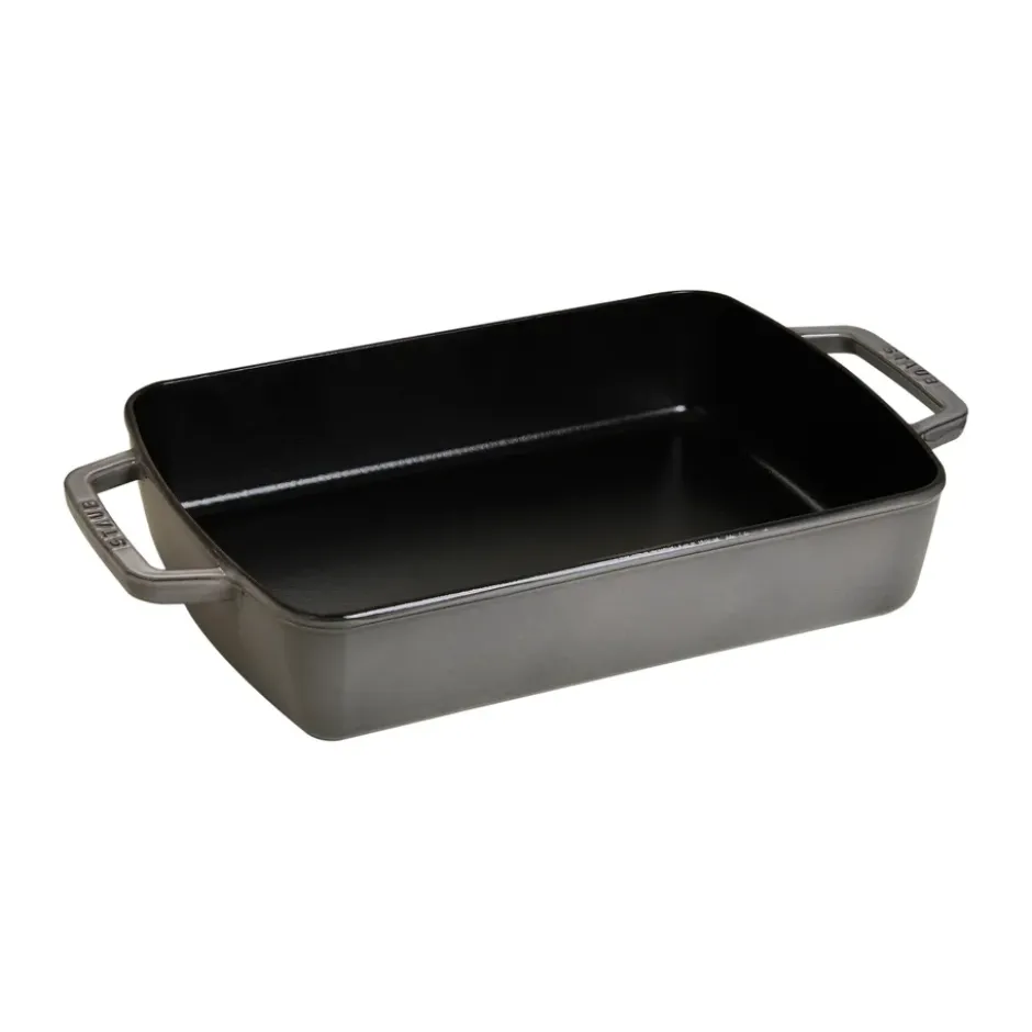 Staub Specialities ugnsform 30x20 cm, Grafitgrå