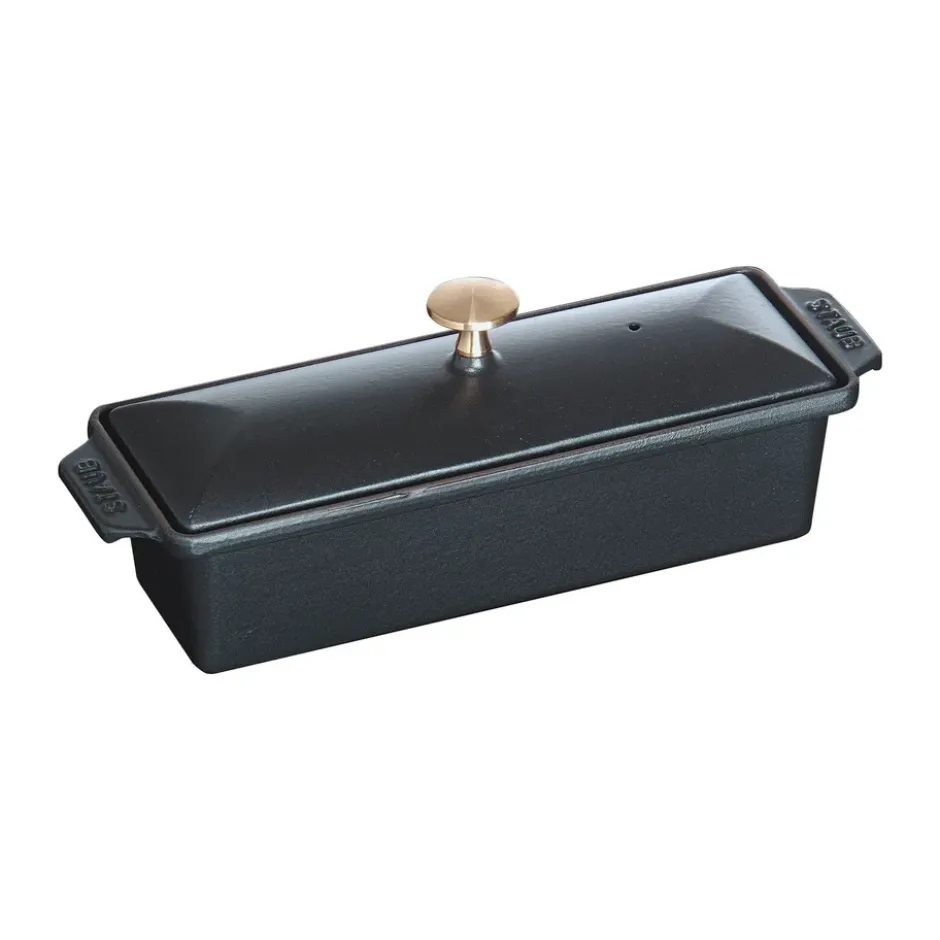 Staub Terrine ugnsform gjutjärn svart, 30x11 cm