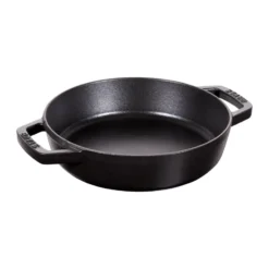 Staub traktörpanna gjutjärn 2 handtag svart, Ø20 cm