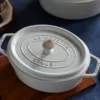 Staub White Truffle gryta oval, 2,35 l