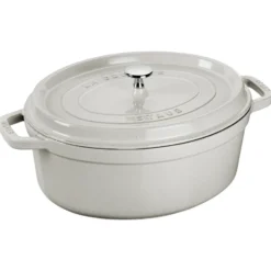 Staub White Truffle gryta oval, 5,5 l