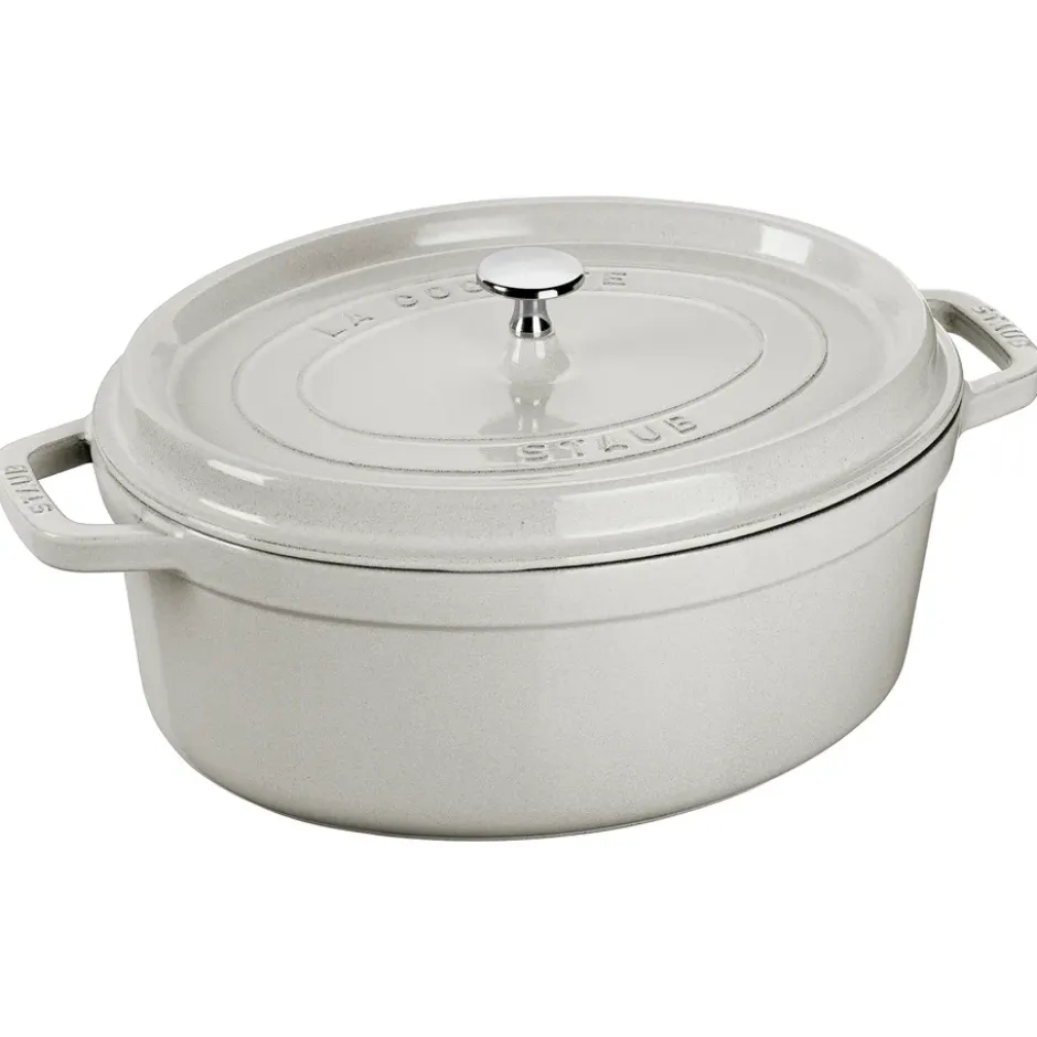 Staub White Truffle gryta oval, 5,5 l