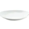 Steaktallrik oval stor 29,5 cm, Vit