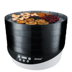 Steba ED8 Dehydrator roterande svamptork 5 brickor, Svart-vit